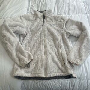 north face fuzzy zip jacket